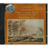 Cd Chopin 4 Ballades - Piano Sona Chopin