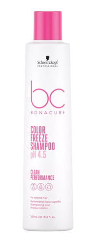 Shampoo Para Cabello Teñido Schwarzkopf Color Freeze 250 Ml