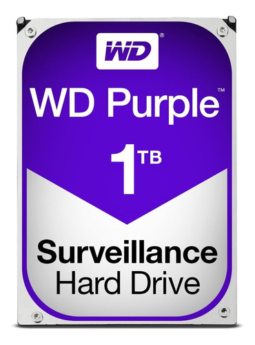 Hd Wd Purple Surveillance Hdd Western Digital 1tb Interno 3.5'' Sata 3 Wd10purx 