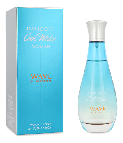Cool Water Wave Davidoff 100 Ml Edt Spray - Mujer