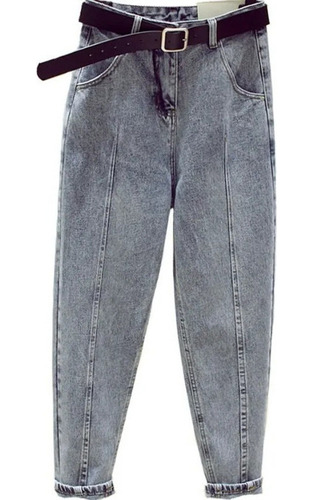 Mom Jeans Mujer Clásico Cintura Alta Slim Straight