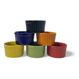 Kit 6 Ramekin Colorido Creme Brulê Buffet - Envio Rápido