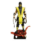 Figura Diorama Scorpion Mortal Kombat 3d 26cm