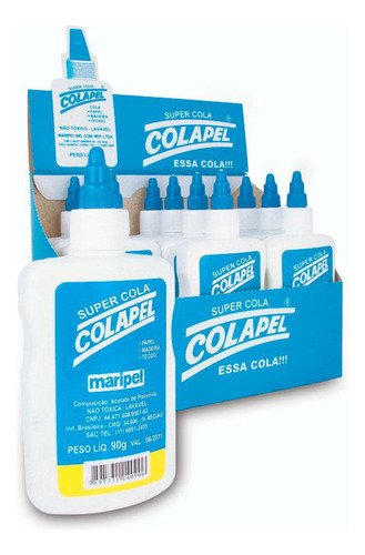 Cola Colapel 90g Caixa Com 12 Unidades - 4090