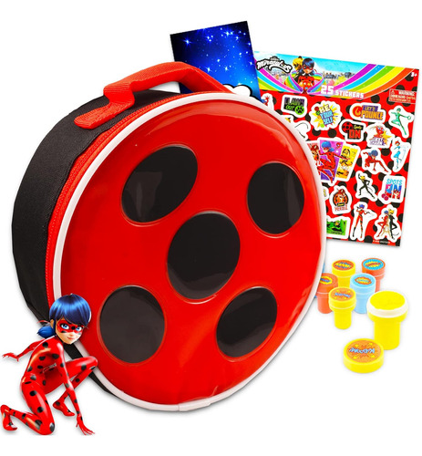 Juego De Loncheras Miraculous Ladybug, Paquete Con Miracu...