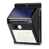 Foco Solar Led Con Sensor De Movimiento Para Exterior 