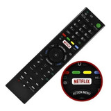 Controle Remoto Compatível Tv Sony Bravia Rmt-tx100d Netflix