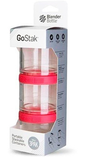 Blender Bottle Gostak 3pack - Frascos Divisores 