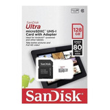 Memoria Micro Sd Sandisk 128gb 80mb Clase 10