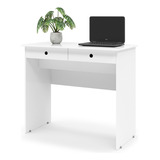 Mesinha Pequena Apartamento Estudo Trabalho Home Office Luxo Cor Branco