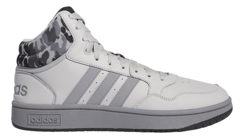 Tenis adidas Hombre Caballero Casual Gris Hoops 3.0 Mid