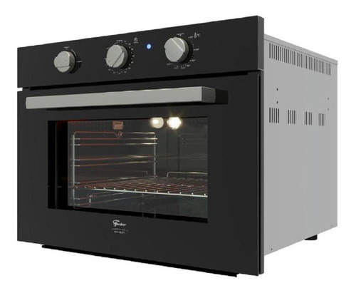 Forno Elétrico Fischer Infinity Embutir 50l Com Grill 220v Cor Preto