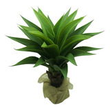 Planta Agave 80cm Folhagem Artificial Verde Suculenta