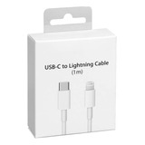 Cable Usb C A Compatible Con iPhone Cargador 11 12 Pro Max