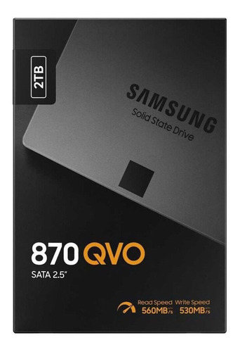 Disco Sólido Ssd Interno Samsung 870 Qvo  2tb Teras @kn