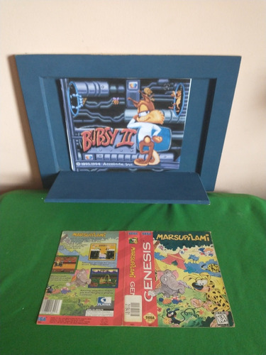 Mega Drive Genesis Marsupilami Caixa Recortada Original