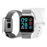 Relógio Smartwatch Digital P/ios Motorola Xiaomi 2pulseiras 