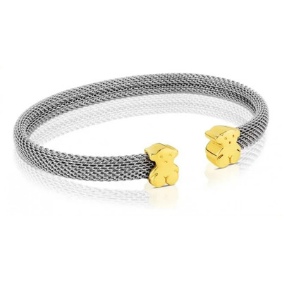 Ss Pulsera Sweet Dolls Bear En Oro Y Acero Yy | Meses sin interés