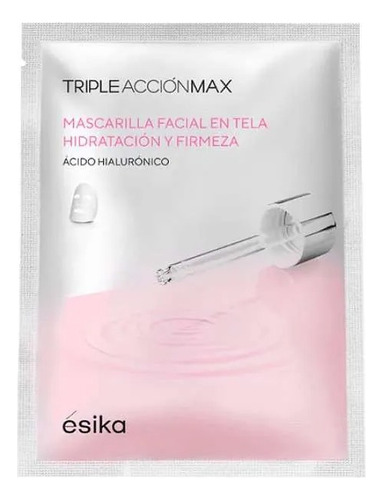 Esika Mascarilla Facial En Tela Triple Accion Max 