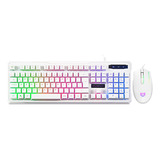 Kit Gamer Xtreme Pc By Balam Rush Usb Iluminacion Led Blanco