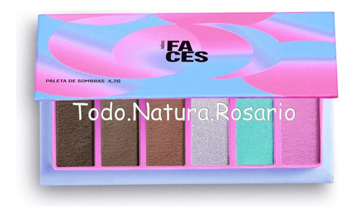 Natura Faces Paleta De Sombras Para Ojos