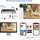 Zosi 8ch 1080p Sistema De Cámaras De Seguridad, Al Aire Libr