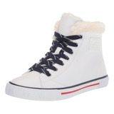 Tenis Bota Tommy Hilfiger Unisex Originales Afelpados 