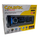 Autoestereo Quita Carita Bt App Usb Aux Rgb Coustic Co-550bt