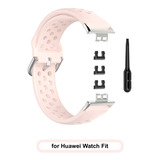 Correa Sport De Silicona Para Huawei Watch Fit - Light Pink
