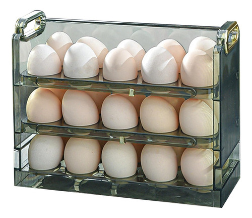 Organizador Estante De Huevos Para Nevera Encimera 3 Niveles