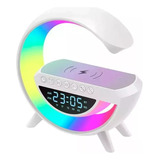 Parlante Bluetooth Lámpara Cargador Inalámbrico Rgb Bt-3401.