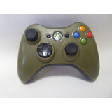 Control Inalámbrico Xbox 360 Edición Halo 3 Verde Original 