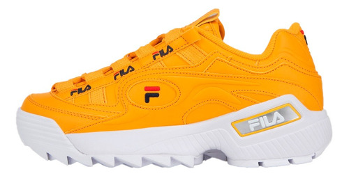 Tenis Unisex Fila D-formation Piel Plataforma 100% Original