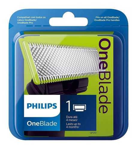 Lamina Refil Barbeador Philips One Blade Original Qp210/50