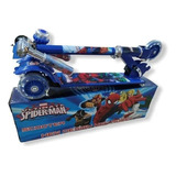 Patinete Infantil Ferro Homem Aranha 3 Rodas