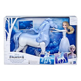 Muñeca Elsa Y Caballo Nokk Frozen Ii E6716