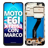 Modulo Pantalla Para Moto E6i Motorola Xt2053 Display Marco