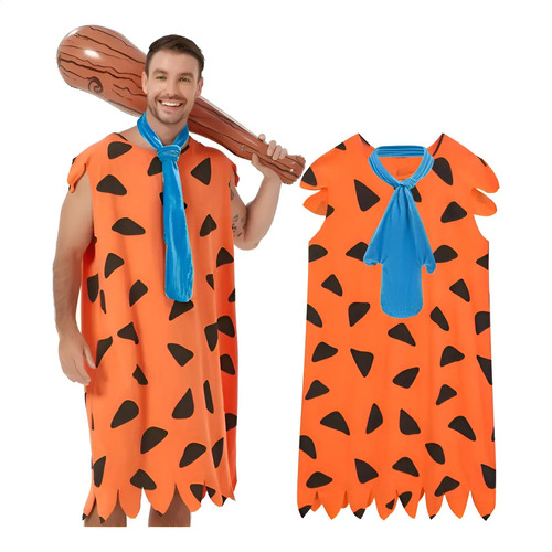 Disfraz De Pedro Picapiedra Para Cosplay (adulto)