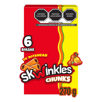 Skwinkles Chunks 6pz 45g Botanear Dulce Mango Tamarindo | MercadoLibre
