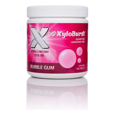 Chicle Xyloburst, Con Xilitol, Bubblegum, 100pzas | Envío gratis
