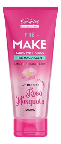 Sabonete Pré Make Rosa Mosqueta Face Beautiful 100ml