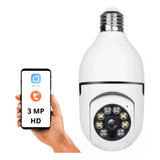 Cámara Wifi 360° Bombilla Audio Bidireccional Socket App Cel