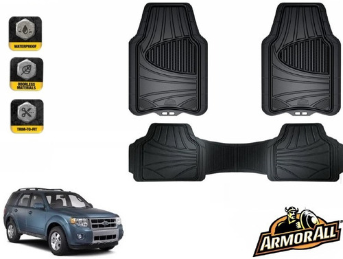 Kit Tapetes Negros Uso Rudo Ford Escape 2012 Armor All