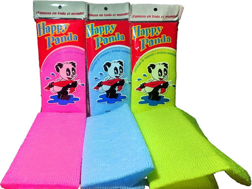 72 Estropajo Zacate Esponja Corporal Para Baño Happy Panda 