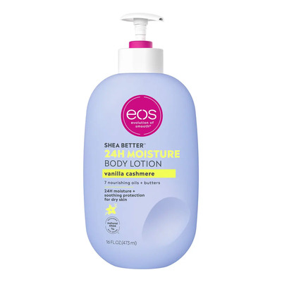 Crema Corporal Eos Shea Better Body Lotion - Vanilla Cashmere | 16 Onz | Envío gratis