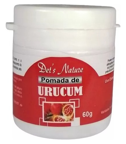 Pomada Creme Urucum 60g - Natural Dermatite Feridas