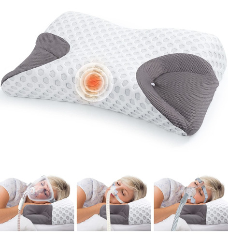 Almohada De Espuma Viscoelstica Para Dormir De Lado Cpap, Al