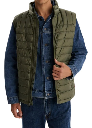 Chaleco Levis Packable Puffer Vest Thyme Hombre Abrigo