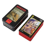 Manara Tarot, Stock Ya, Lata, Cartas Con Bordes Metalizados.