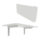 Mesa  P/ Cozinha Branca Retrátil Dobravel 66x35 Branco